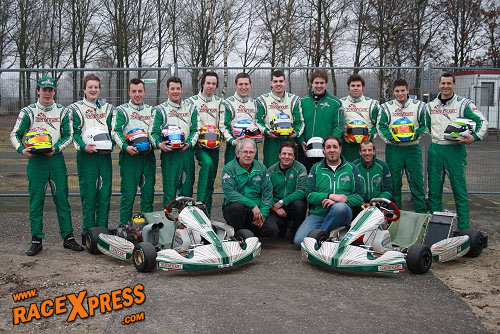KDP Racing met haar rijders voor 2010